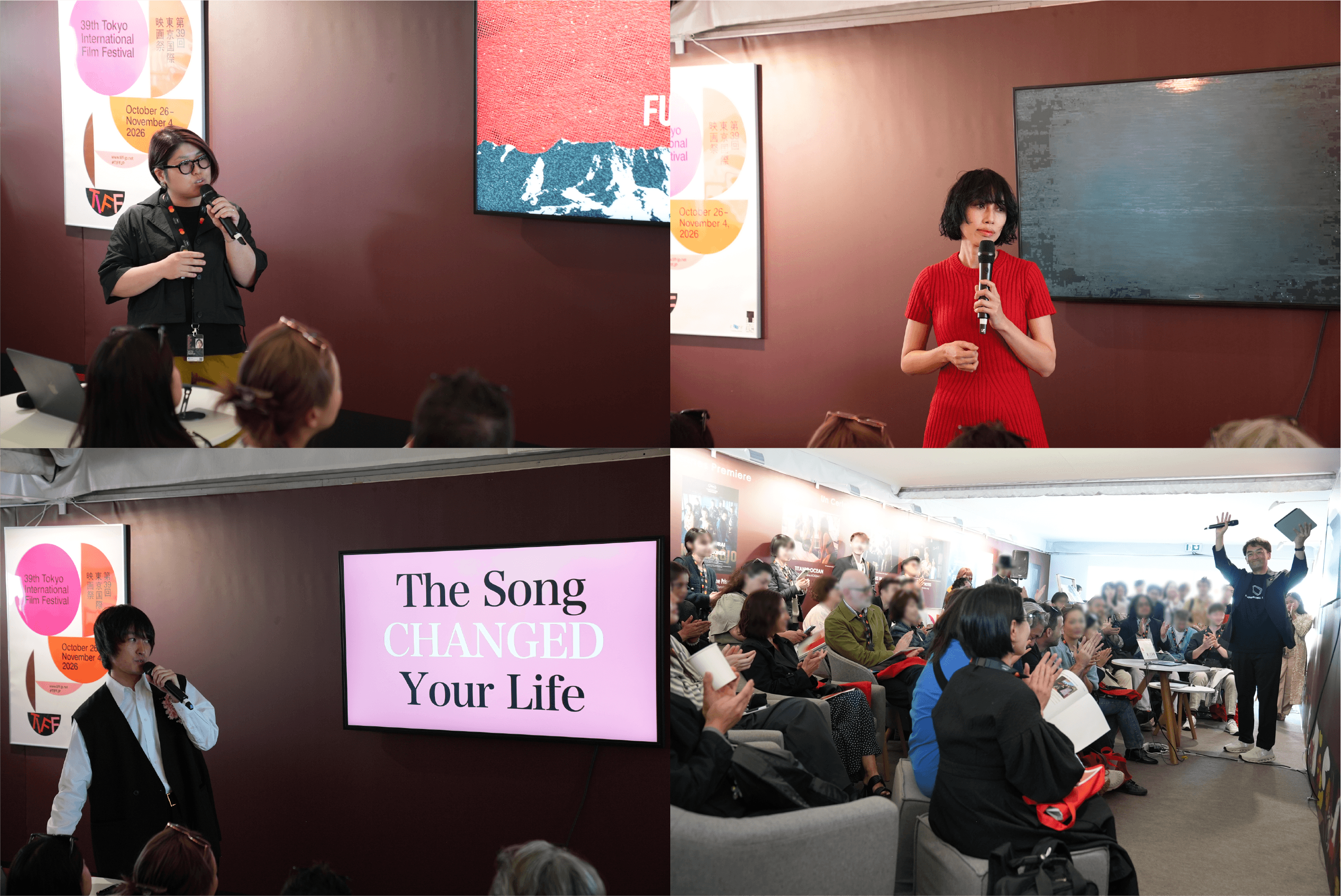 Selected fellows presenting at the Japan Pavilion during Marché du Film