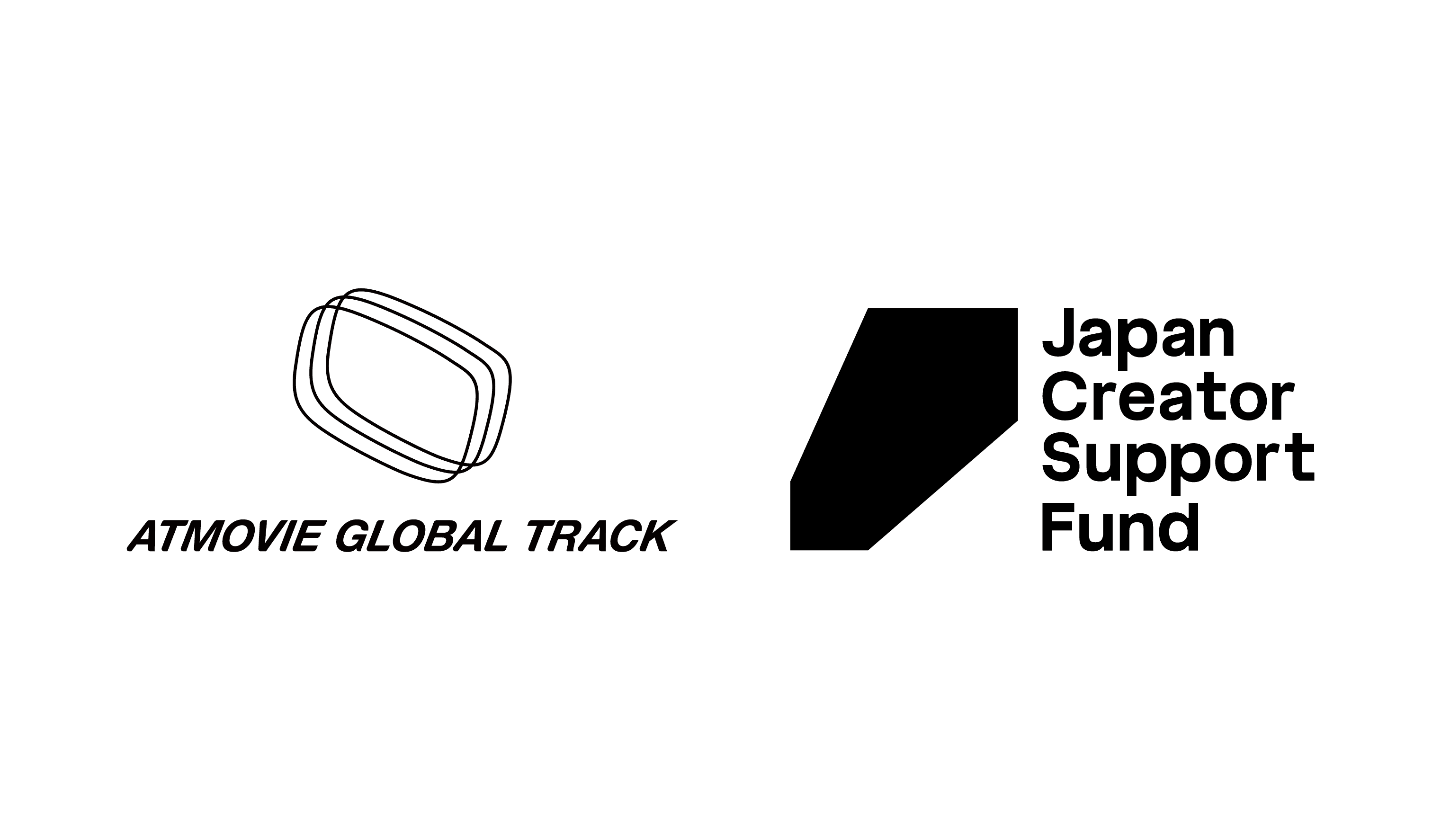 ATMOVIE GLOBAL TRACKとJapan Creator Support Fundのロゴ